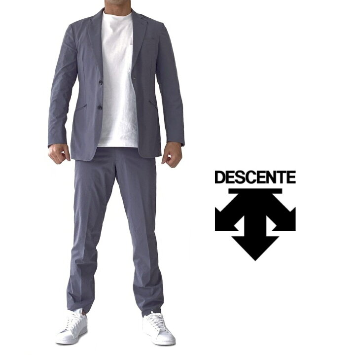 楽天市場】DESCENTE【デサント】シアサッカースーツ軽量 薄手 グレー 