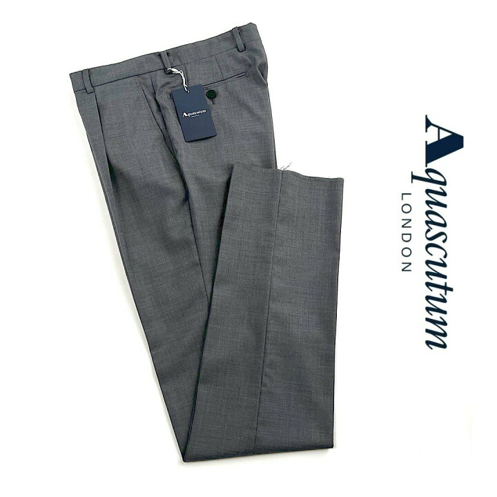 楽天市場】Aquascutum【アクアスキュータム】日本製ウールスラックス 
