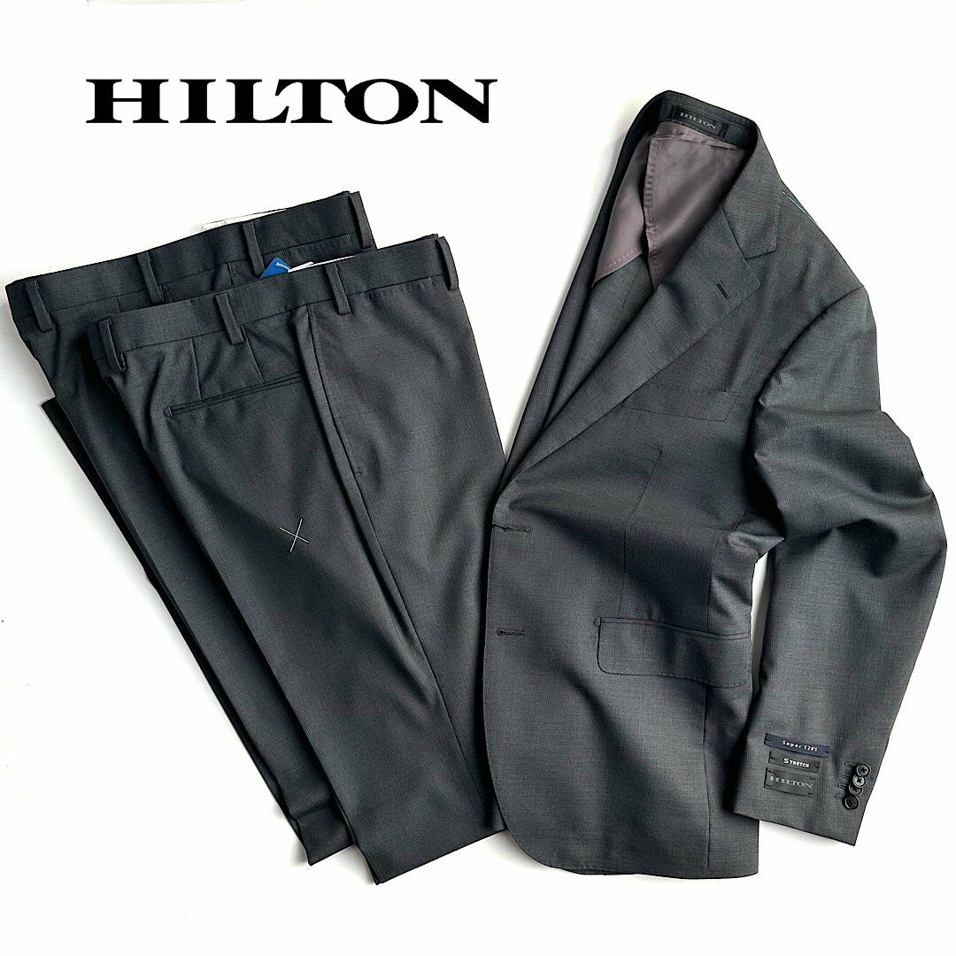 楽天市場】HILTON【ヒルトン】Super120'sウールスーツ2パンツ