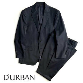 D'URBAN ombrare【ダーバンオンブラーレ】定価83,600円（税込）日本製（MADE IN JAPAN）紺無地ウールスーツ　ネイビー春夏　背抜き仕立てY6・A4サイズ