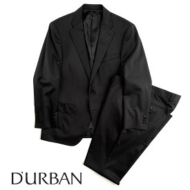 D'URBAN ombrare【ダーバンオンブラーレ】定価93,500円（税込）日本製（MADE IN JAPAN）黒無地ウールスーツブラック　秋冬　総裏仕立てBB4サイズ