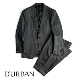 D'URBAN【ダーバン】定価88,000円（税込）日本製 ストライプウールスーツr.a.s.o 春夏 背抜き仕立てY7サイズ