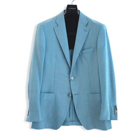 D'URBAN【ダーバン】定価66,000円（税込）日本製 MONSOON サマージャケット 軽量 清涼 メンズ ジャケット 高級 ブランド春夏 盛夏 ライトブルーA5・A6サイズ