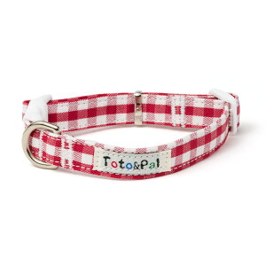 ギンガムチェック カラー20mm幅 (首まわりサイズ 26〜50cm)