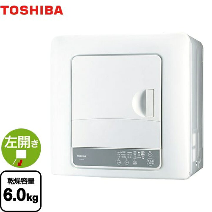楽天市場】[ED-60A4-W] 東芝 衣類乾燥機 乾燥容量：6kg からみま 