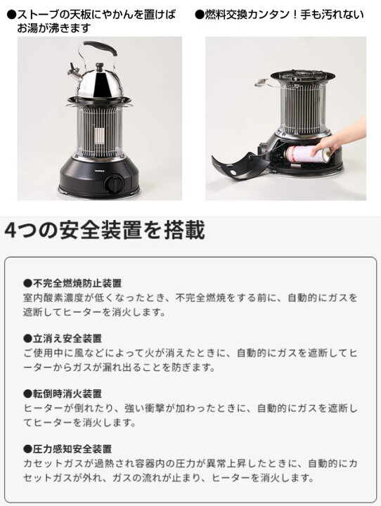 楽天市場】[CB-STV-MRD] カセットガスストーブ マル暖 MULTI HEATER 