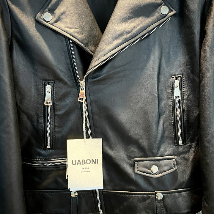 楽天市場】ライダースジャケット EU製 UABONI Paris ユアボニ パリ発  