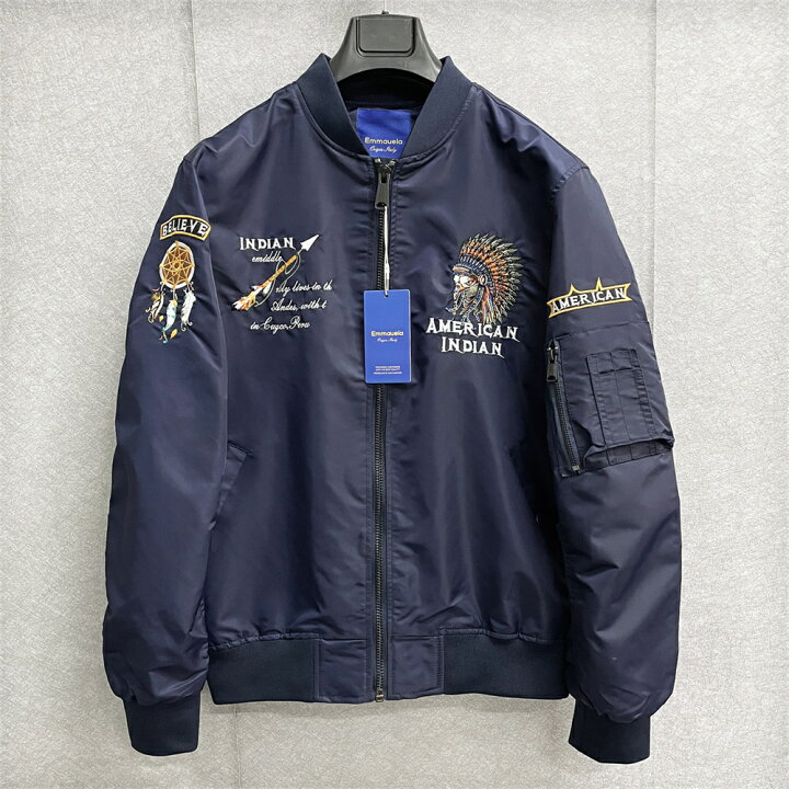 楽天市場】フライトジャケット MA-1 EU製 Emmauela イタリア ミラノ発 