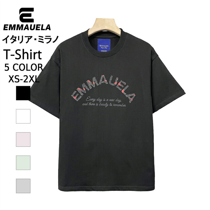 楽天市場】Tシャツ 半袖 EU製 Emmauela・イタリア・ミラノ発 コットン 