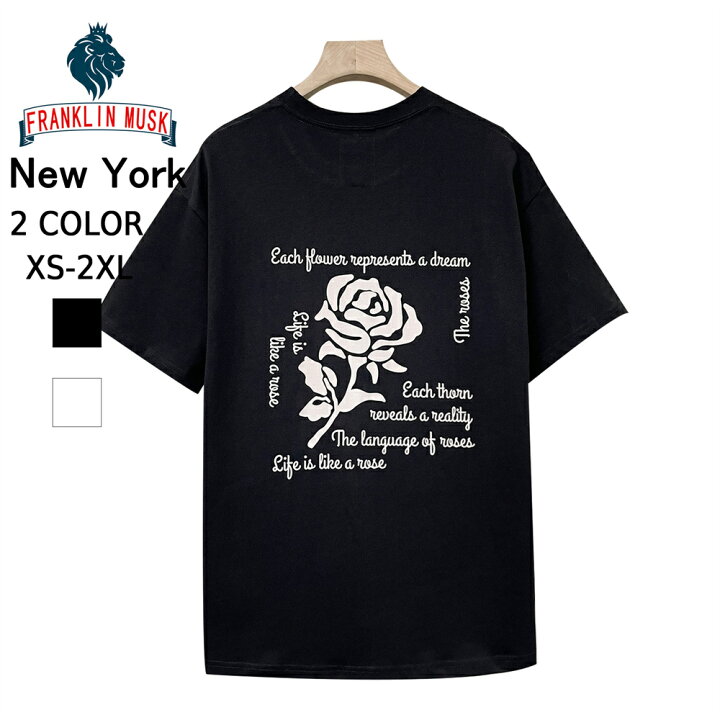 楽天市場】Tシャツ 半袖 EU製 FRANKLIN MUSK・アメリカ・ニューヨーク 