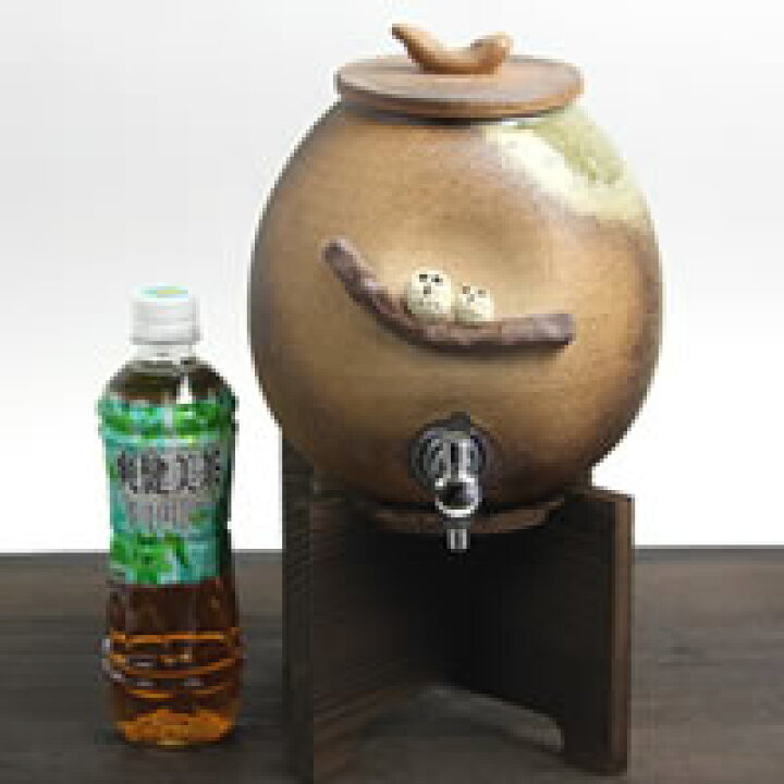 楽天市場】信楽焼仲良しふくろう焼酎サーバー！陶器サーバー 信楽焼 