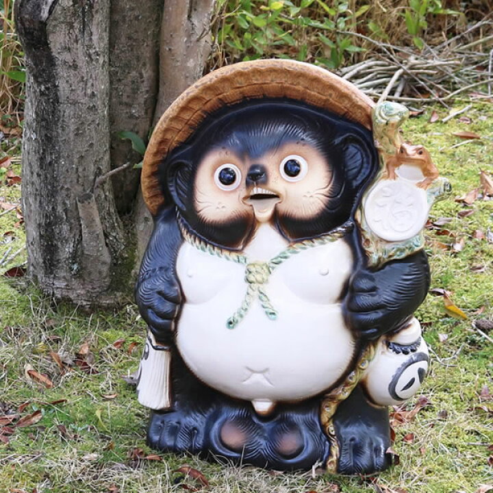 楽天市場】たぬき 信楽焼たぬき 【送料無料】 しがらき狸 陶器タヌキ 