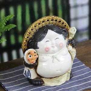 【10月24日20時開始ポイント10倍】信楽焼 狸 おかめひょっとこ 信楽焼たぬき 縁起物タヌキ 陶器タヌキ たぬき置物 やきもの しがらきやき 焼き物 狸 タヌキ 信楽 たぬき ta-0359