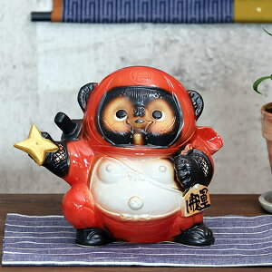 【10月24日20時開始ポイント10倍】信楽焼 忍者たぬき 送料無料 狸 たぬき タヌキ ニンジャ にんじゃ 手裏剣 クノイチ 信楽焼 陶器 やきもの 陶器たぬき しがらき狸 しがらきやきタヌキ 陶器狸