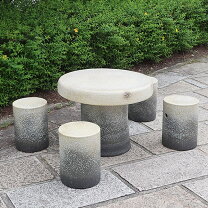 楽天市場】ガーデン テーブル セット（素材（インテリア）陶器・磁器 