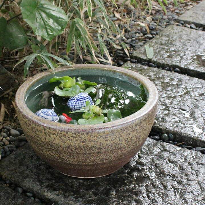 睡蓮鉢 めだか鉢 10号サイズ ビオトープ 信楽焼 水ばん 水生植物 水盤 水辺 水鉢 池 白かすみボールひねり水鉢 自然 花器 金魚 陶器鉢 経典 信楽焼 睡蓮鉢 めだか鉢 10号サイズ ビオトープ 信楽焼 水ばん 水生植物 水盤 水辺 水鉢 池 白かすみボールひねり水鉢 自然 花器 金魚 陶器鉢 経典 信楽焼