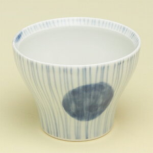 【波佐見焼】 陶房青 丸紋十草 新仙茶(大) カップ コップ 湯呑 鉢 小鉢 デザートカップ フリーカップ 食洗機 電子レンジ 日本製 | 食器 皿 陶器 ギフト プレゼント 結婚祝い 一人暮らし お