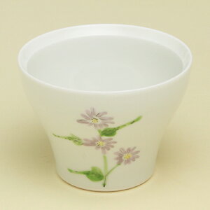 【波佐見焼】 陶房青 野菊 新仙茶(大) カップ コップ 湯呑 鉢 小鉢 デザートカップ フリーカップ 食洗機 電子レンジ 日本製 | 食器 皿 陶器 陶磁器 ギフト プレゼント 結婚祝い 一人暮らし