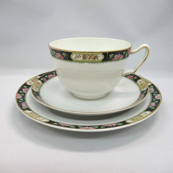 楽天市場】アンティーク トリオ ティーカップ＆ソーサー Noritake 