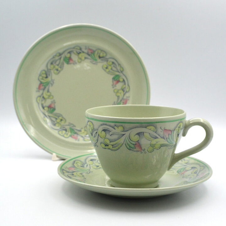 楽天市場】ヴィンテージ トリオ ティーカップ&ソーサー Spode スポード 