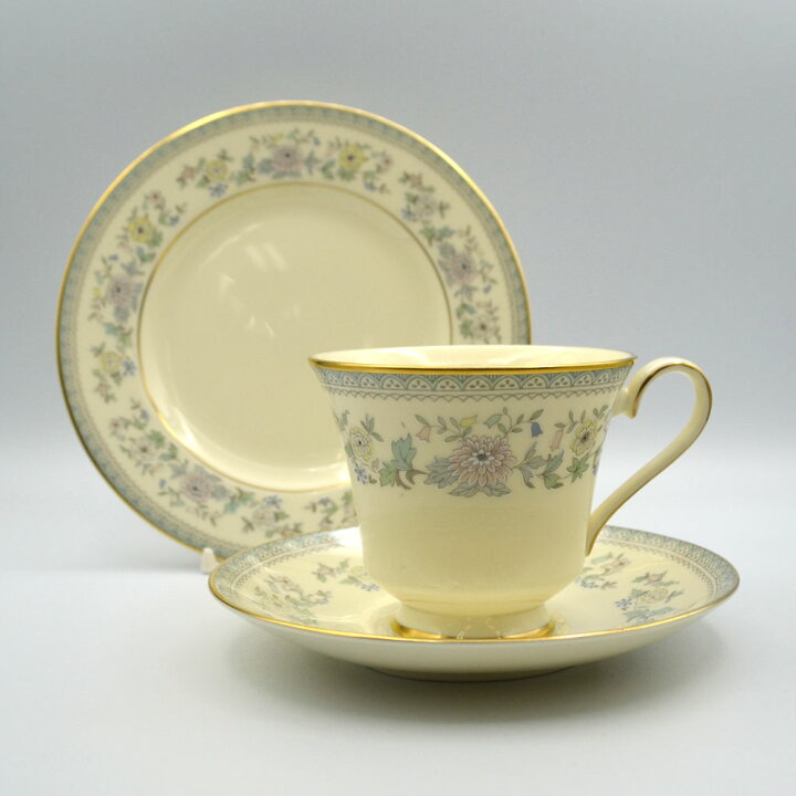 楽天市場】ヴィンテージ トリオ ティーカップ＆ソーサー Minton 