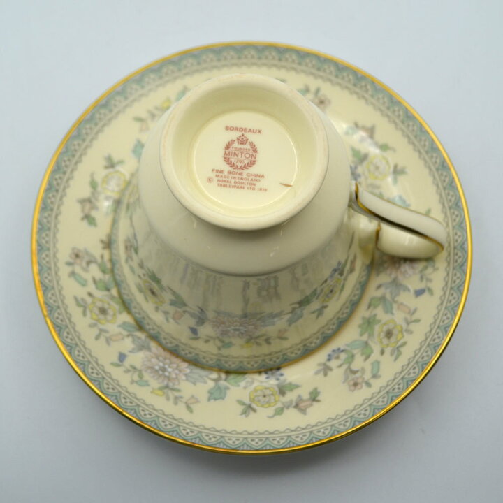 楽天市場】ヴィンテージ トリオ ティーカップ＆ソーサー Minton 