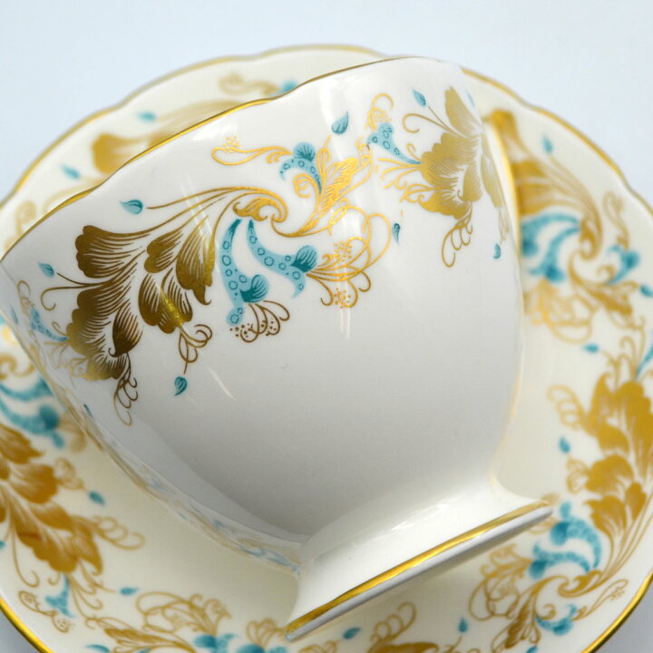 楽天市場】ヴィンテージ トリオ ティーカップ＆ソーサー Coalport 