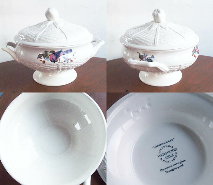 楽天市場】ヴィンテージ チュリーン 蓋つきボウル Wedgwood ウェッジ 