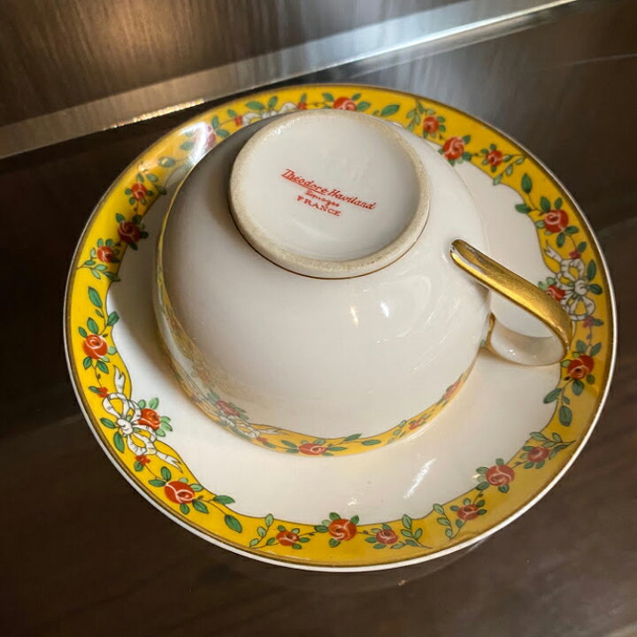 楽天市場】アンティーク トリオ カップ&ソーサー Haviland アビランド 