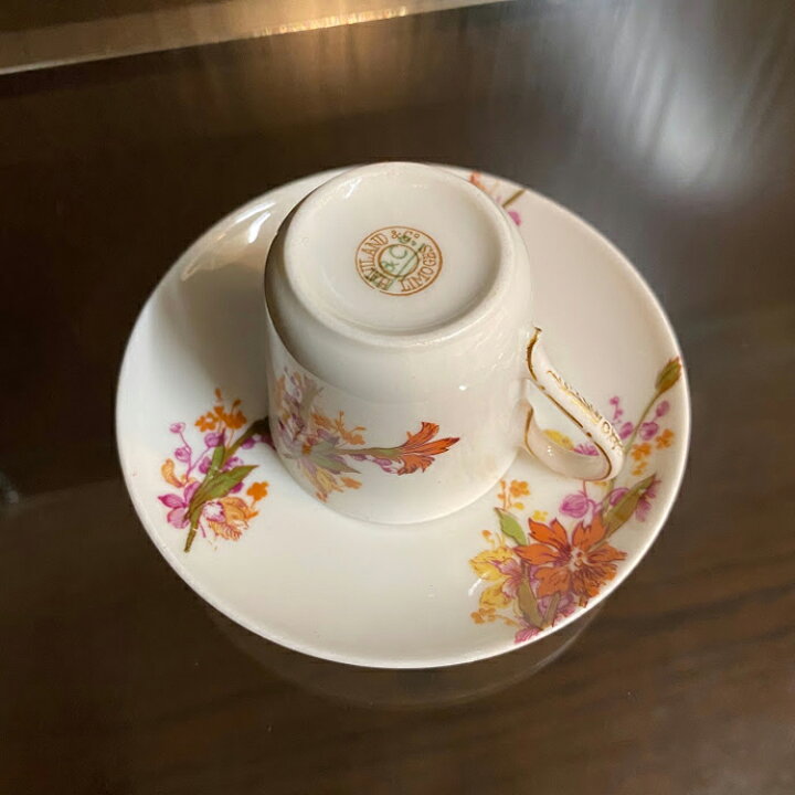 楽天市場】アンティーク デミタス カップ＆ソーサー Haviland 