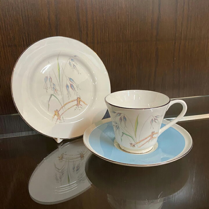 楽天市場】ヴィンテージ トリオ ティーカップ&ソーサー Aynsley 