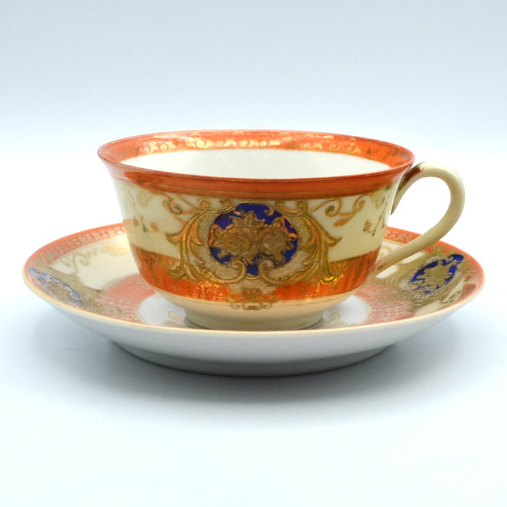 楽天市場】アンティーク トリオ ティーカップ＆ソーサー Noritake 