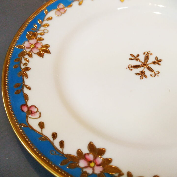 楽天市場】アンティーク プレート 小皿 Noritake オールドノリタケ 金 