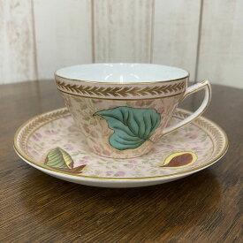 アンティーク ティーカップ&ソーサー Wedgwood ウェッジウッド 1878-1891年頃 ヴィンテージ 食器 陶磁器 キッチン雑貨 テーブルウェア ティーセット 茶器