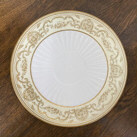 アンティーク プレート 大皿 Wedgwood ウェッジウッド エトルリア工場 1890年頃 ヴィンテージ 食器 陶磁器 キッチン雑貨 テーブルウェア 丸皿