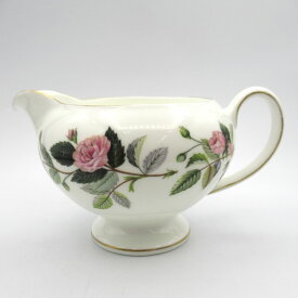 ヴィンテージ ミルクジャグ Wedgwood ウェッジウッド Hathaway Rose ハサウェイローズ 1970年頃 アンティーク 食器 陶磁器 キッチン雑貨 テーブルウェア ティーセット 茶器 クリーマー