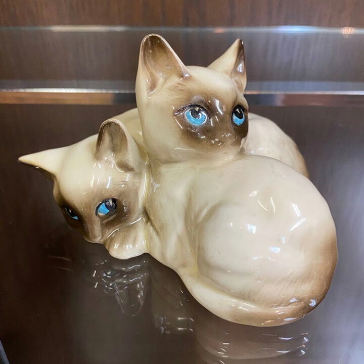 楽天市場】ヴィンテージ フィギュア シャム猫 ツイン Royal Doulton 