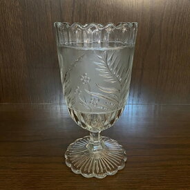 アンティーク ガラス セロリバース Sowerby Glass イギリス 1888年頃 アンティーク キッチン インテリア 雑貨 花器 花瓶 フラワーバース