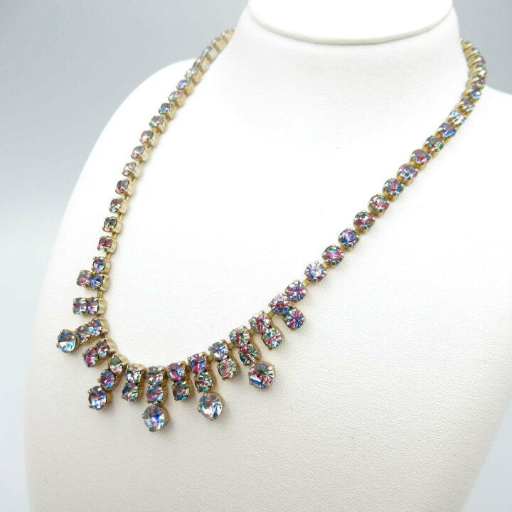 楽天市場】アンティーク コスチューム ジュエリー ネックレス アイリス  