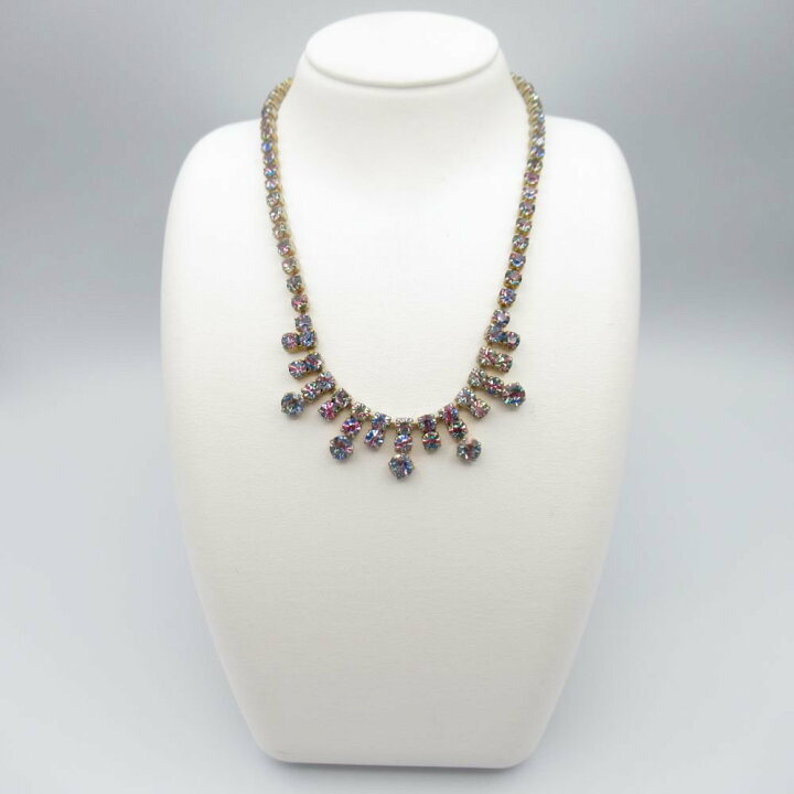 楽天市場】アンティーク コスチューム ジュエリー ネックレス アイリス  