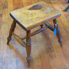 アンティーク 家具 木製 パイン 組み木 スツール 1900年頃 英国直輸入 ヴィンテージ 中古 インテリア 雑貨 椅子 チェア