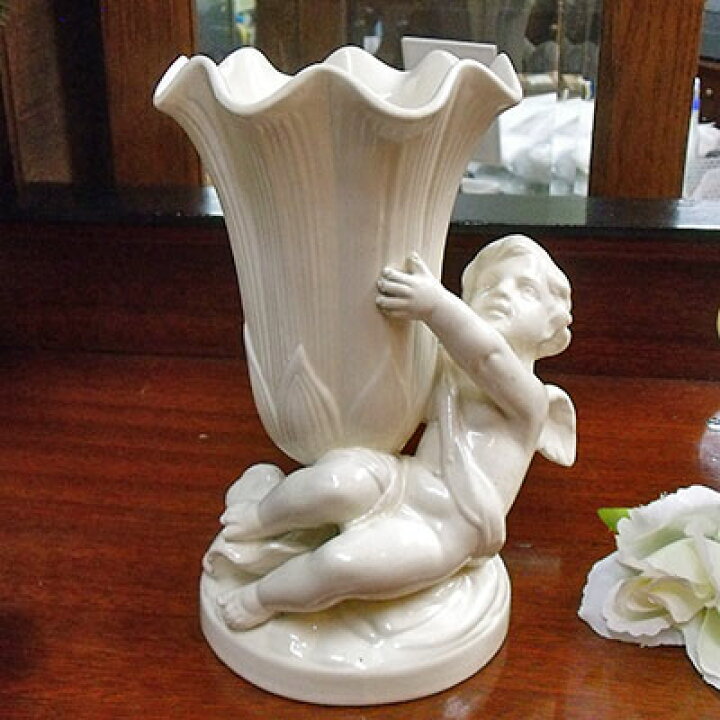 楽天市場】アンティーク 花瓶 天使 ケルビム Minton ミントン 1912 