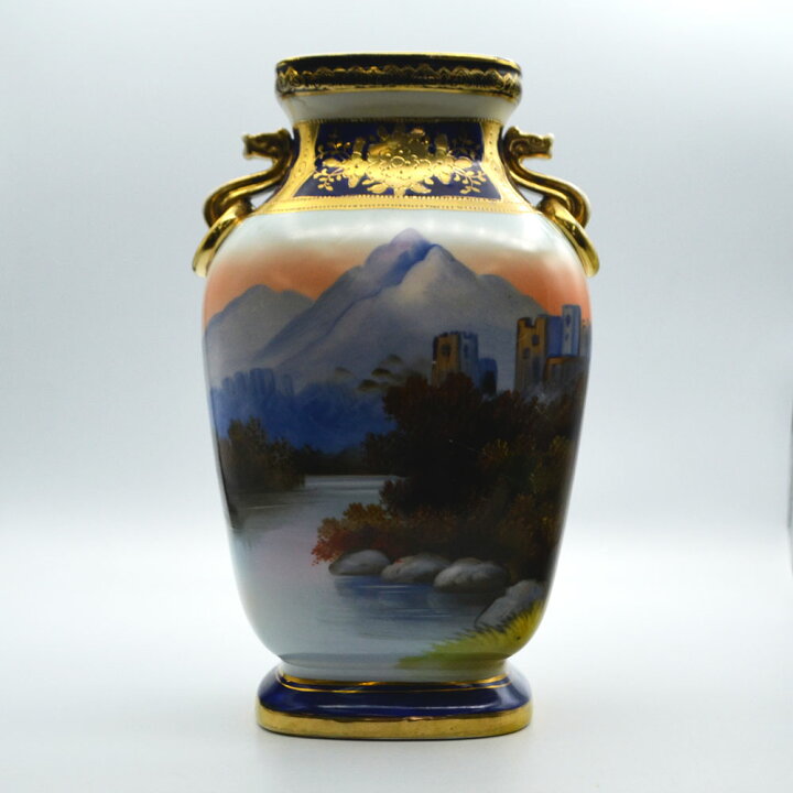 楽天市場】アンティーク 花瓶 Noritake オールドノリタケ ハンド  