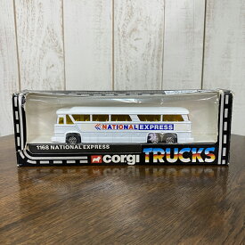 ヴィンテージ ミニカー バス The Mettoy Co. CORGI コーギー National Express ナショナルエクスプレス 1983年頃 英国製 アンティーク トイ おもちゃ 模型