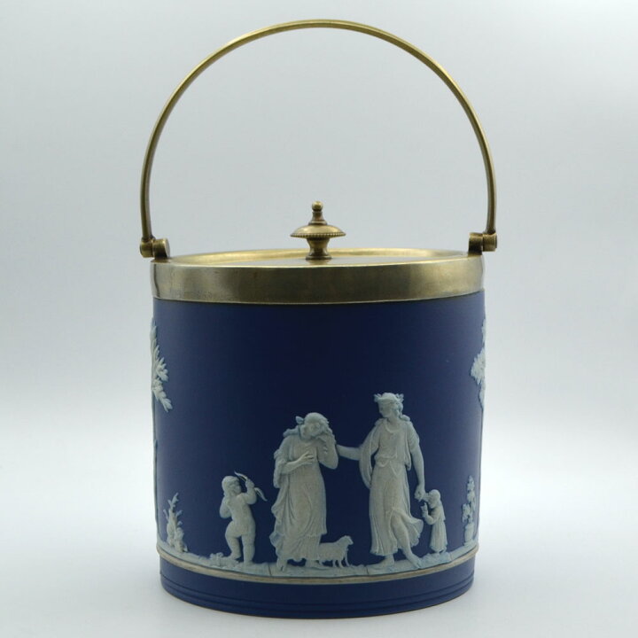 楽天市場】アンティーク ビスケットバレル Wedgwood ウェッジウッド 