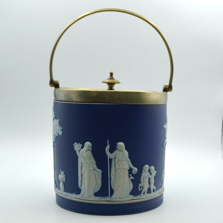 楽天市場】アンティーク ビスケットバレル Wedgwood ウェッジウッド 