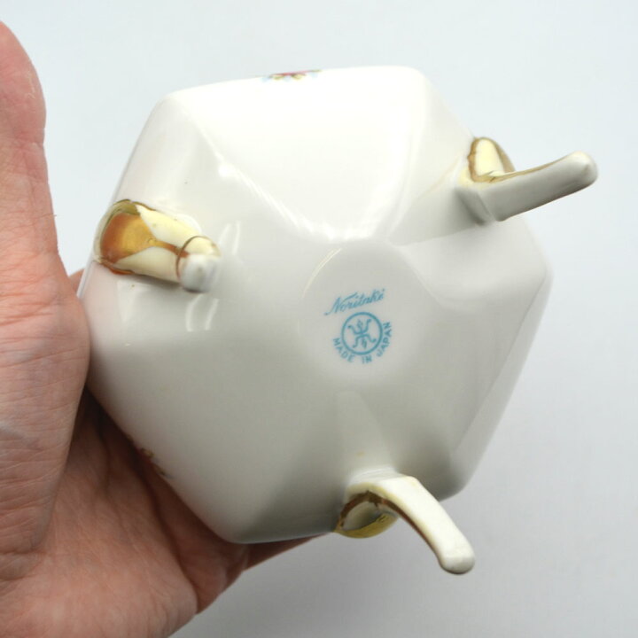楽天市場】アンティーク 脚付き 小物入れ ヘアレシーバー Noritake 