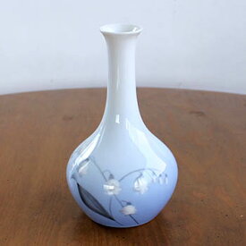 ヴィンテージ 花瓶 スズラン Bing&Grondahl ビングオーグレンダール デンマーク 1962-1970年頃 アンティーク インテリア雑貨 陶磁器 フラワーバース
