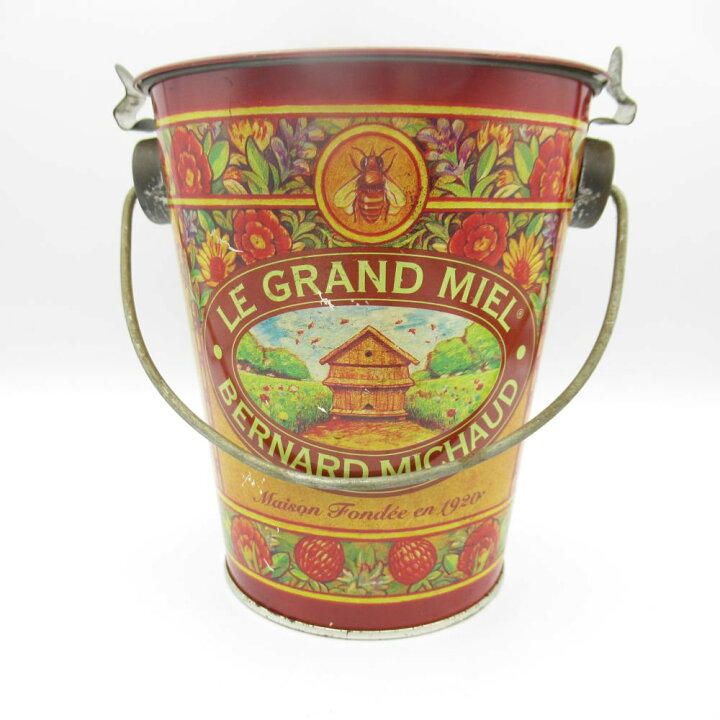 楽天市場】ヴィンテージ ペール ティン缶 大 Le Grand Miel はちみつ 