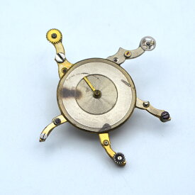 ハンドメイド ピンブローチ 時計のかけら サン 英国製 Julie Robertson ピンバッジ ピンズ ヴィンテージ リサイクル おしゃれ かわいい 個性的